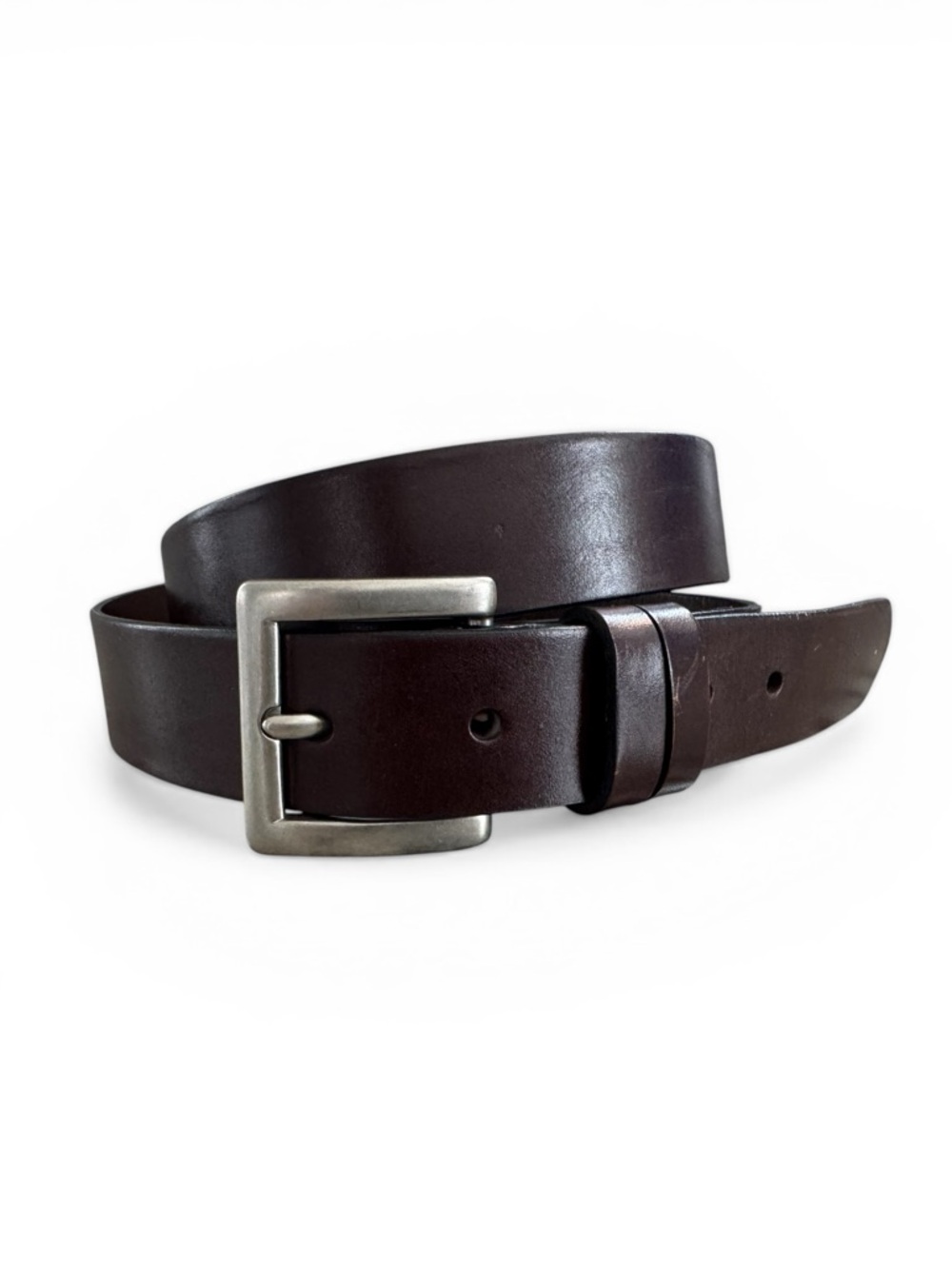 Rolfs mens leather 5 hole belt size Large brown